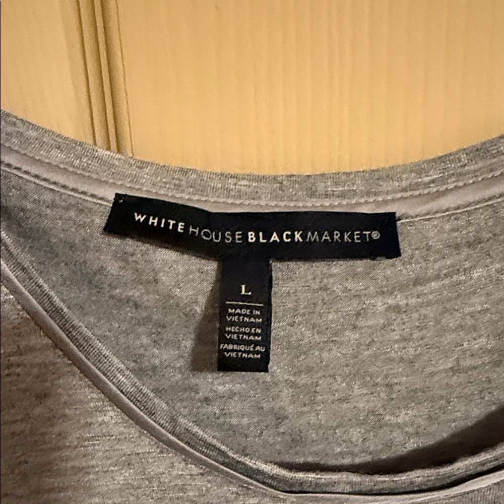 WHBM Gray Women's Top - Picture 2 of 3